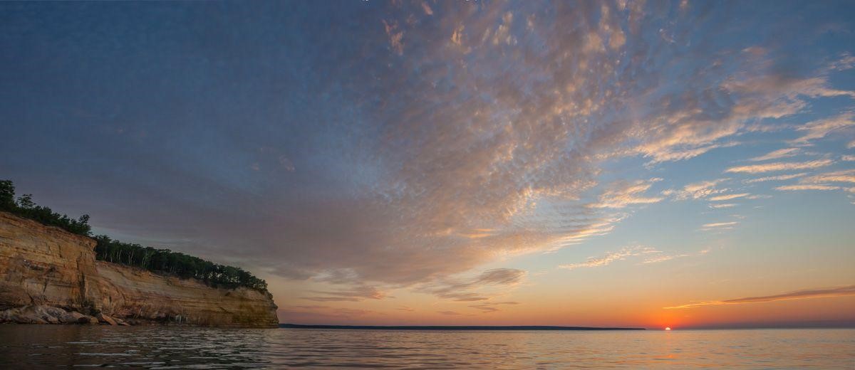 The Magic of Pictured Rocks Sunsets in Photos