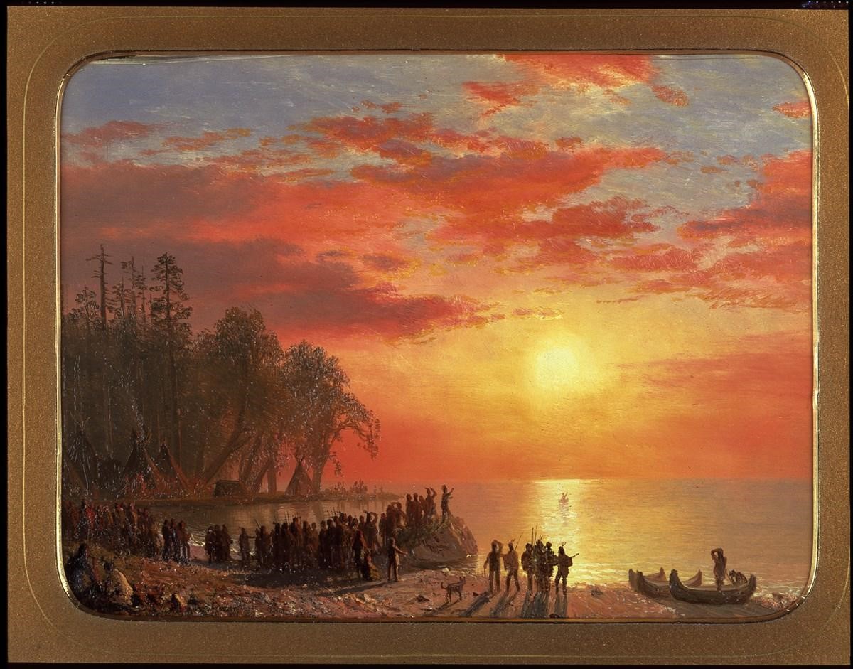 The Departure of Hiawatha,