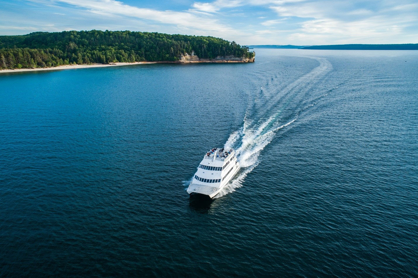 Cruising along the national lakeshore