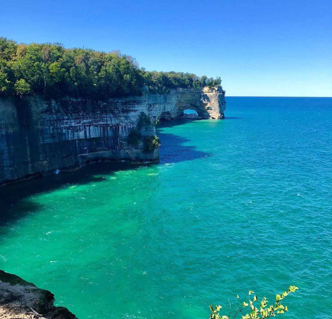 Grant Portal Point, Pictured Rocks National Lakeshore. PC: Instagram user @macaronita