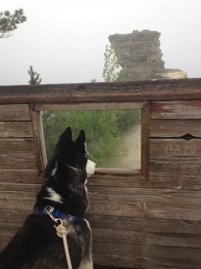 Miners Castle is one of the most popular places in the Pictured Rocks – and leashed dogs are allowed!