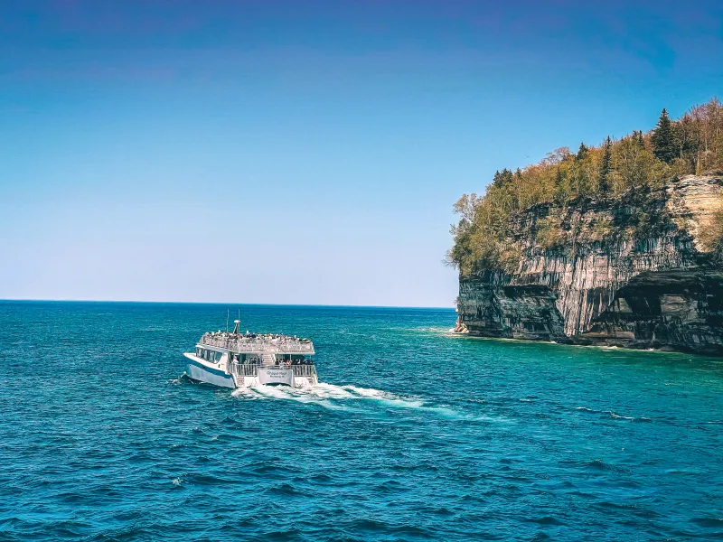 Pictured Rocks Cruises offers onsite kennels for your furry friends.