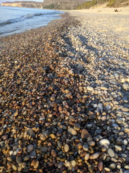 Miners Beach in the Pictured Rocks park