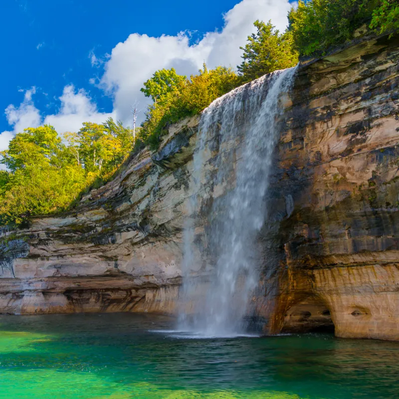 Pictured Rocks Cruises' Spray Falls Cruise